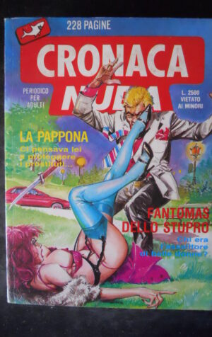 CRONACA NUDA 16 1989 fumetto erotico edizioni SQUALO  [SIT5]