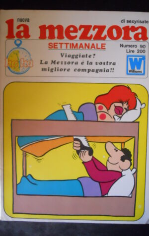 LA MEZZORA SETTIMANALE 90 1972 Rivista Erotica edizioni Williams  [SIT6]