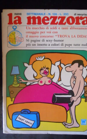 LA MEZZORA SETTIMANALE 126 1973 Rivista Erotica edizioni Williams  [SIT6]