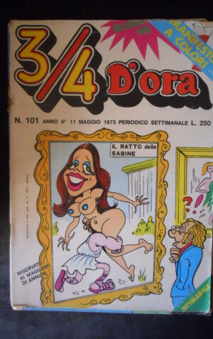 ¾ D’ORA 101 1973 SETTIMANALE  Rivista Erotica edizioni Williams  [SIT7]