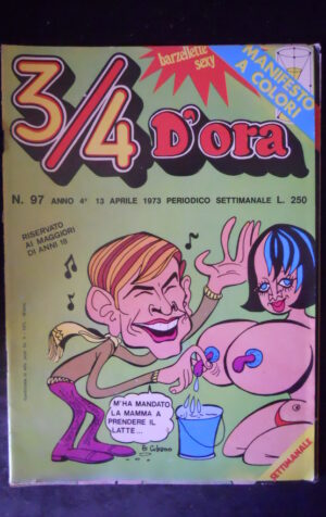 ¾ D’ORA 97 1973 SETTIMANALE  Rivista Erotica edizioni Williams  [SIT7]