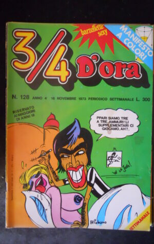 ¾ D’ORA 128 1973 SETTIMANALE  Rivista Erotica edizioni Williams  [SIT7]