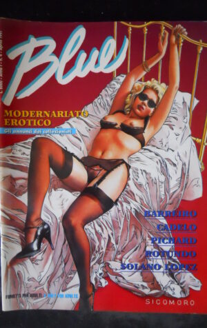 BLUE 4 1991 Rivista di fumetti erotici d’autore Nudo & Fetish   [SIT8]