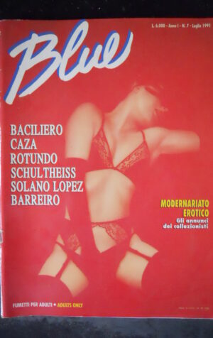 BLUE 7 1991 Rivista di fumetti erotici d’autore Nudo & Fetish   [SIT8]