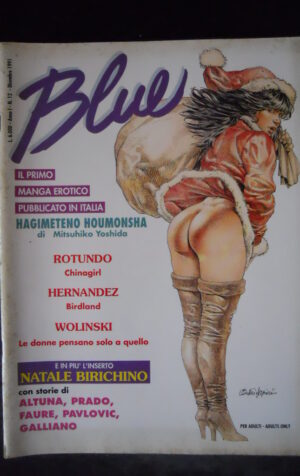 BLUE 12 1991 Rivista di fumetti erotici d’autore Nudo & Fetish   [SIT8]