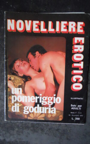 NOVELLIERE EROTICO 4 1973 Rivista Erotica Vintage per soli adulti   [SIT9]