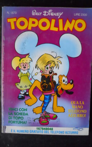 TOPOLINO 1870 Disney [G992]