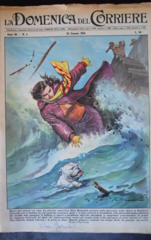 DOMENICA DEL CORRIERE 4 1958 rivista storica 26-01-1958 [VL14]