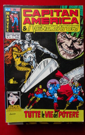 CAPITAN AMERICA & I VENDICATORI 6 1990 Marvel Italia [G163]
