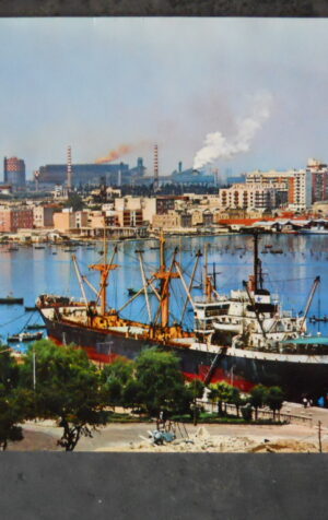 Cartolina TARANTO RIONE TAMBURI ILVA ANNI 80 [AFZ]