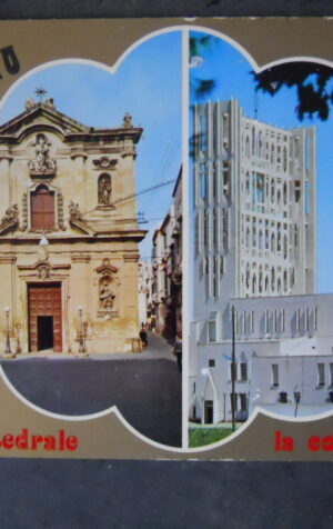 Cartolina TARANTO CATTEDRALE E CONCATTEDRALE 1970 [AFZ]