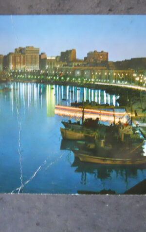 Cartolina TARANTO TARANTO VECCHIA IN NOTTURNO ANNI 80 [AFZ]