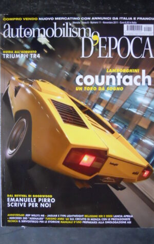 AUTOMOBILISMO D’EPOCA 72 2011 LAMBORGHINI COUNTACH TRIUMPH TR4 [SC7]