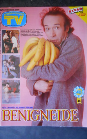 TV SORRISI CANZONI 46 1991 FRIZZI BENIGNI – LA REGINA CRISTINA D’AVENA  [JS21]