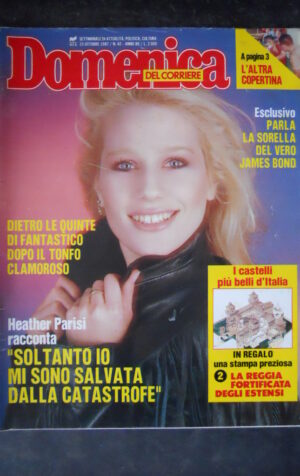 DOMENICA DEL CORRIERE 42 1987 HEATHER PARISI STENO REGISTA ROMINA POWER [JS12]