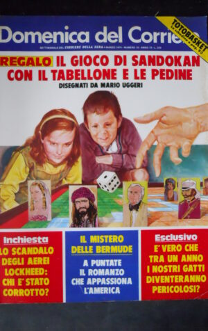 DOMENICA DEL CORRIERE 10 1976 RAFFAELLA CARRA JACK NICHOLSON ROSSELLA FALK [JS9]