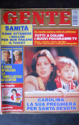 GENTE 8 1993 MARLENE DIETRICH AUDREY HEPBURN NOELLE BECK BILL CLINTON [G894]
