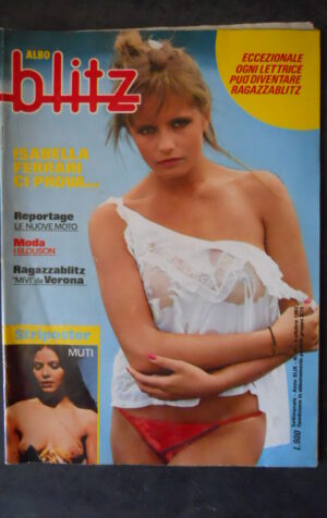 BLITZ 40 1983 CON STRIP POSTER ORNELLA MUTI – ISABELLA FERRARI [SIT16] – DIFETTATO