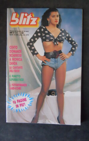BLITZ 5 1990 BARBARA BOUCHET RIVISTA EROTICA [SIT16]