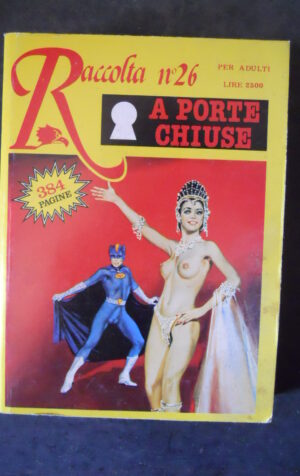 A PORTE CHIUSE RACCOLTA N°26 1992 FUMETTO EROTICO EDIPERIODICI [SIT14]