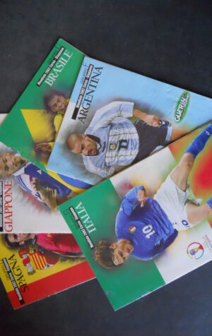 GUERIN SPORTIVO LOTTO 5 INSERTI POCKET TOTTI ARGENTINA BRASILEGIAPPONE [GS18]