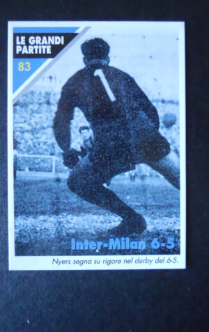 FIGURINA CARD CALCIATORI CALCIO INTER MASTER CARDS #83 INTER MILAN 6-5 [AF2]