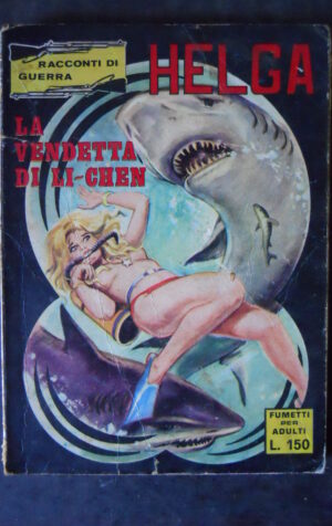 HELGA 16 1970 FUMETTO EROTICO DI GUERRA EDIZIONE FURIO VIANO   [SIT16]