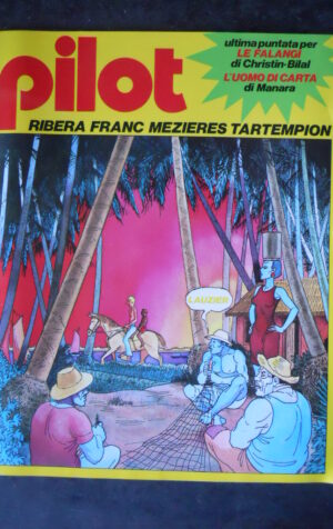 PILOT 4 1982 RIBERA MEZIERS RIVISTA FUMETTI [G128E]