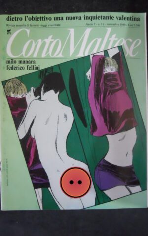 CORTO MALTESE 11 1989 CON INSERTO SUPERMAN RIVISTA FUMETTI [G128I]