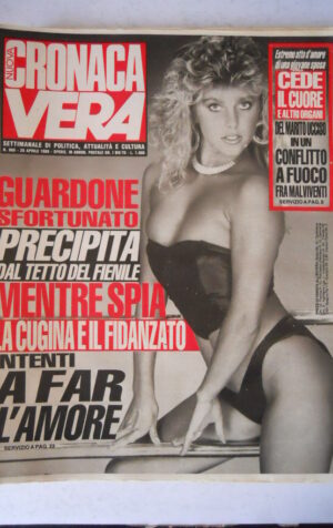 CRONACA VERA n°868 1989  rivista Scandali Erotico Cronaca Nera Noir [G796]