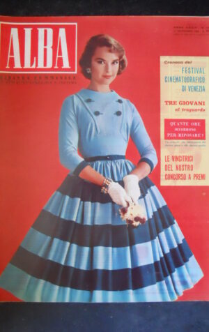 ALBA 39 1956 RIVISTA FEMMINILE – FESTIVAL CINEMA DI VENEZIA [G598]