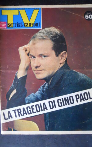 TV SORRISI CANZONI 29 1963 NUMERO SPECIALE LA TRAGEDIA DI GINO PAOLI  [G596]