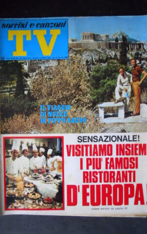TV SORRISI CANZONI 29 1971 PAOLA ORLANDI – MORTE LOUIS ARMSTRONG [G596]