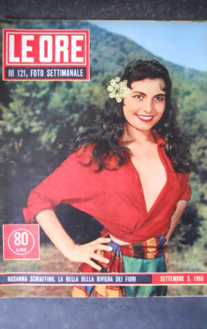 LE ORE 121 1955 ROSANNA SCHIAFFINO [G600A]