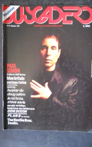 BUSCADERO 67 1987 PAUL SIMON COCTEAU TWINS  [N3]