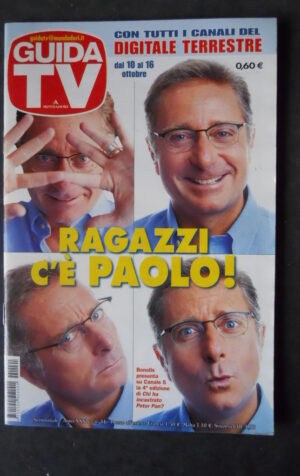 GUIDA TV 41 2010 PAOLO BONOLIS  [G831]