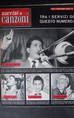 TV SORRISI CANZONI 41 1957 JAYNE MANSFIELD NARCISO PARIGI CARLA BONI [TR2]