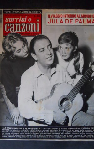TV SORRISI CANZONI 11 1958 UGO CALISE CARLA GRAVINA PATRIZIA DELLA ROVERE [C98]