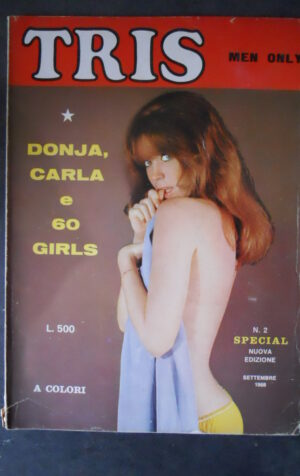 TRIS MEN ONLY RIVISTA EROTICA 2 1968 A COLORI   [SIT17]