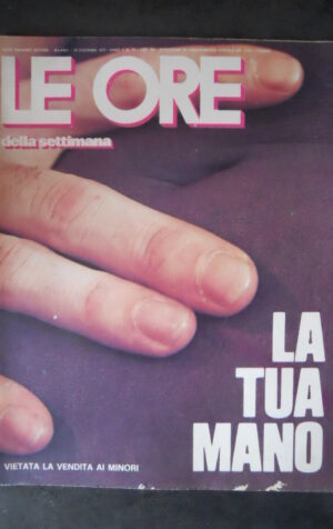 LE ORE 51 1971 RIVISTA EROTICA – RARI PRIMI NUMERI  [SIT17]