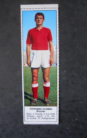 FIGURINA ALBUM TEMPO CALCIATORI 1966-67 REGGINA VITTORIO FLORIO [AF3]