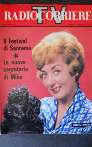 RADIOCORRIERE TV 5 1962 LAURETTA MASIERO – FESTIVAL DI SANREMO  [TR12]