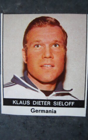 FIGURINA RADIOCORRIERE TV MEXICO 70 GERMANIA KLAUSS DIETER SIELOFF [AF3]