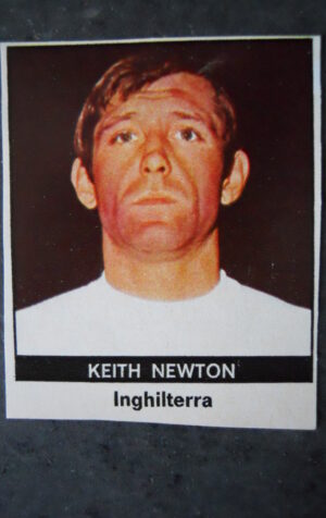 FIGURINA RADIOCORRIERE TV MEXICO 70 INGHILTERRA KEITH NEWTON [AF3]