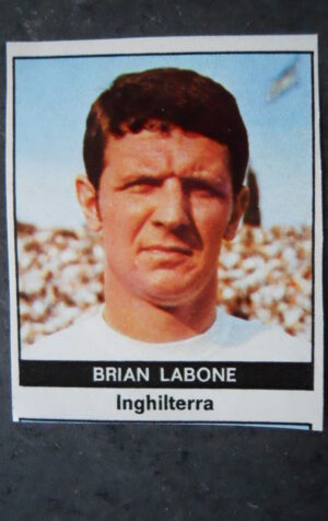 FIGURINA RADIOCORRIERE TV MEXICO 70 INGHILTERRA BRIAN LABONE [AF3]