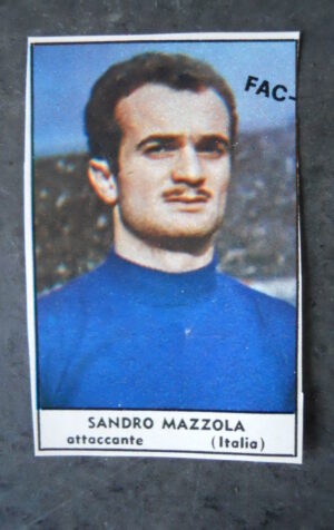 FIGURINA TEMPO PUBBLICITARIA ENGLAND 1966 SANDRO MAZZOLA [AF3]