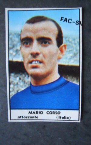 FIGURINA TEMPO PUBBLICITARIA ENGLAND 1966 MARIO CORSO [AF3]