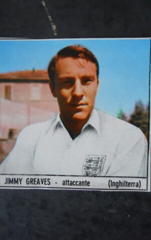 FIGURINA TEMPO PUBBLICITARIA ENGLAND 1966 JIMMY GREAVES VERSIONE LARGE[AF3]