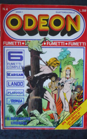 ODEON 4 1977 FUMETTO EROTICO EDIFUMETTO – CONTIENE KARZAN IL TROMBA LANDO [SIT18]