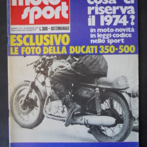 MOTO SPORT 2 1974 FOTO DELLA DUCATI 350-500 [P56]
